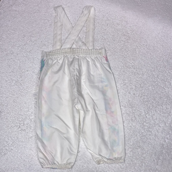 Vintage 80’s tropical side stripe overalls 12m - Picture 5 of 9